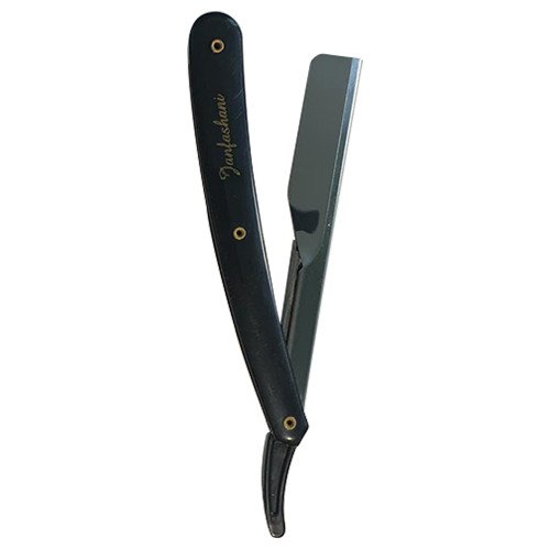 Plastic Handle Barber Razor-Black